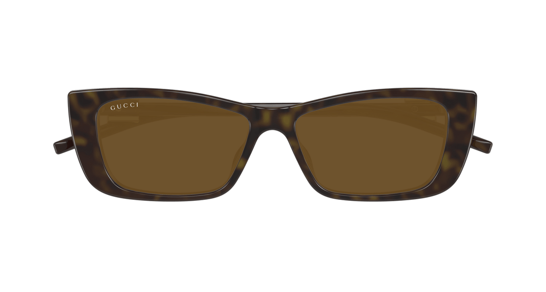 Sonnenbrillen gucci gg1681s 004 havana cat eye femenino größe 53mm - Detailansicht