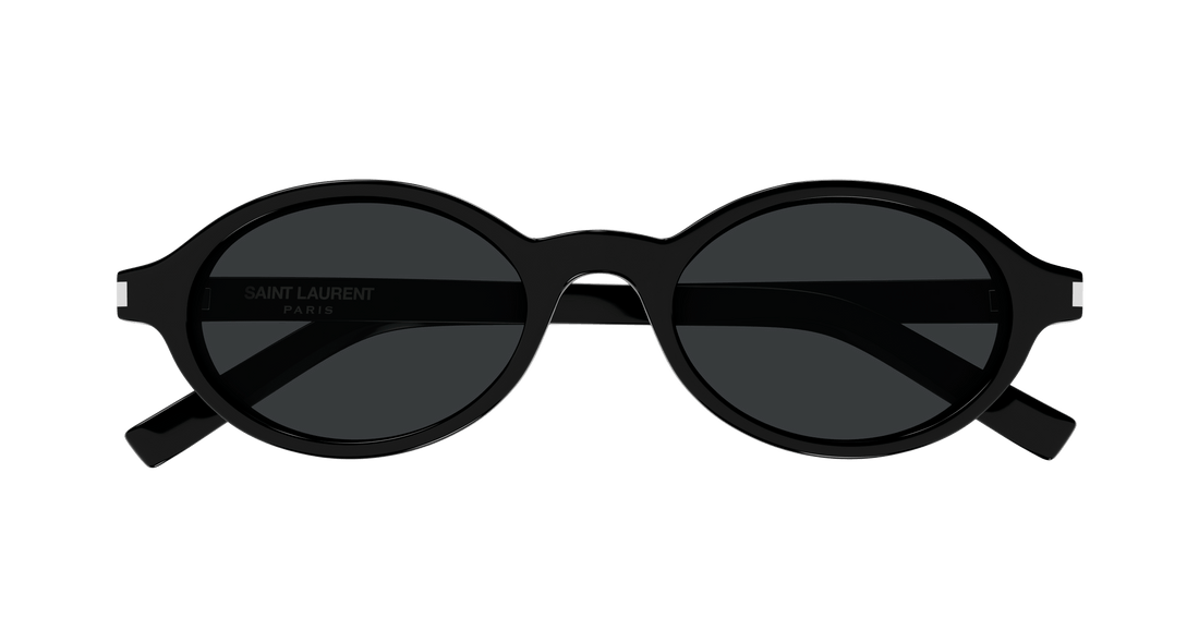 Gafas de sol saint laurent sl 751 jeanne 001 negro round/oval/panthos femenino talla 50mm - Vista de detalle