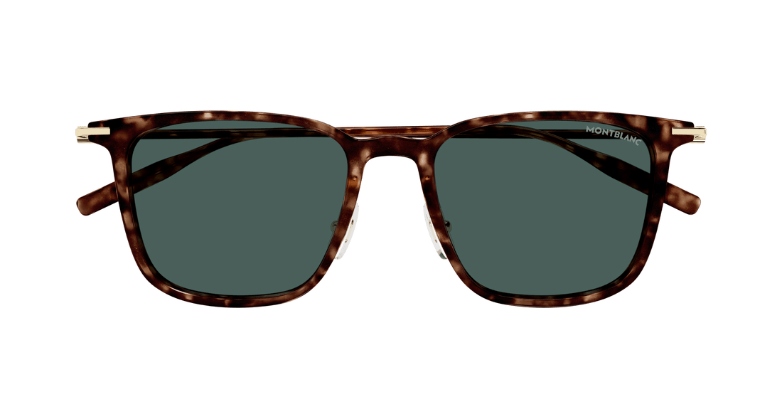 Gafas de sol montblanc mb0354s 002 havana rectangular / squared masculino talla 52mm - Vista de detalle