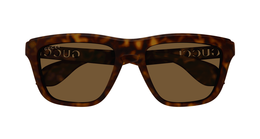 Óculos de sol gucci gg1571s 002 havana rectangular masculino tamanho 55mm - Vista de detalhe