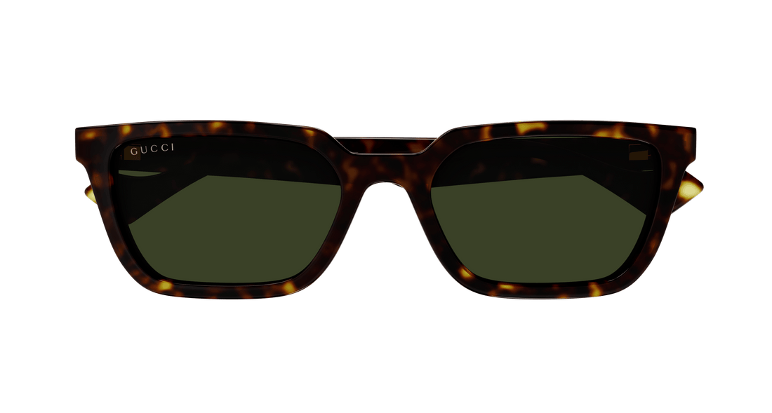 Óculos de sol gucci gg1539s 002 havana rectangular masculino tamanho 55mm - Vista de detalhe
