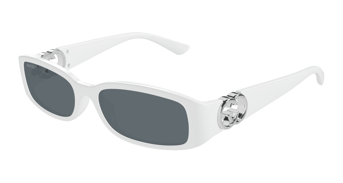 Okulary przeciwsłoneczne gucci gg1661s 003 blanco rectangular / squared femenino rozmiar 54mm - Widok główny