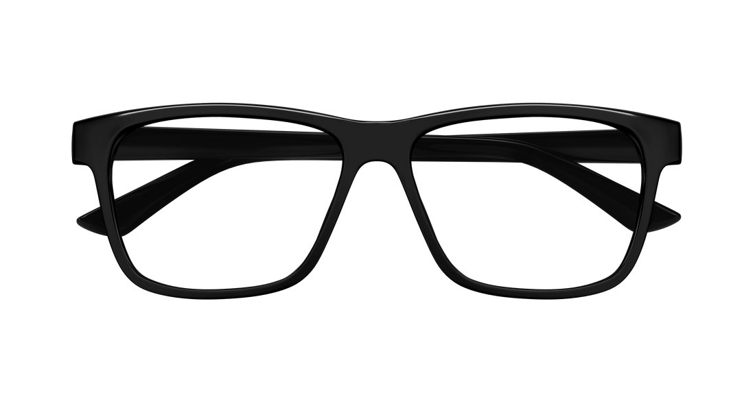 Occhiali da vista puma pu0470o 001 negro rectangular / squared masculino taglia 57mm - Vista dettagliata