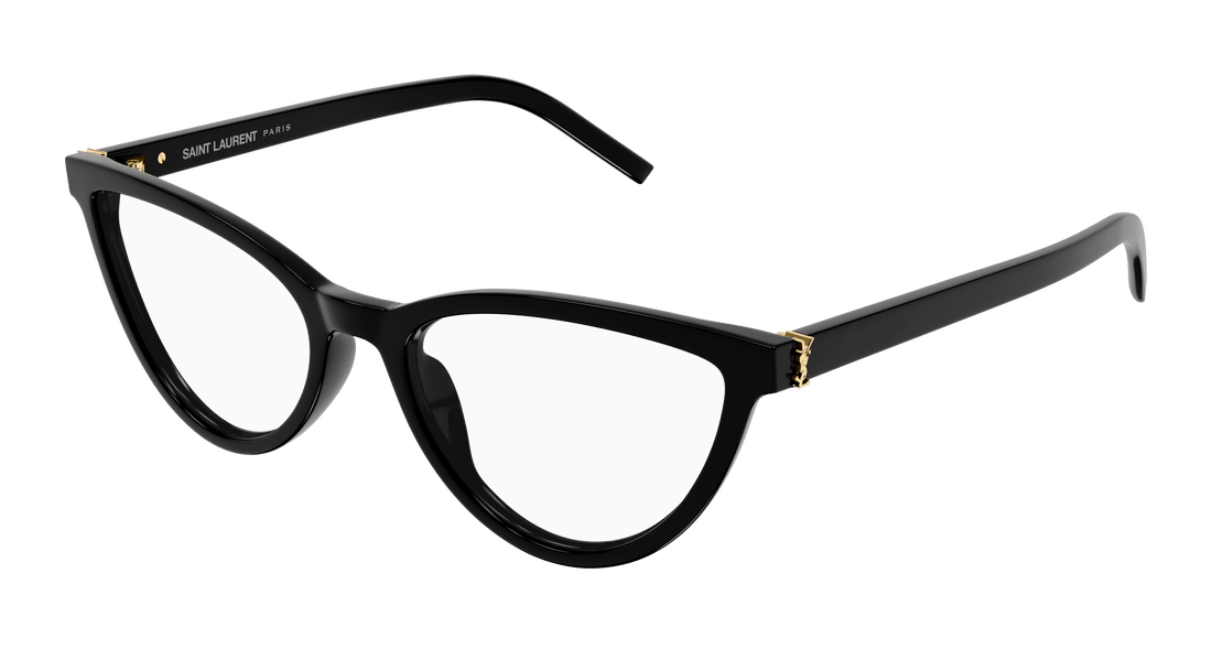 Óculos graduados saint laurent sl m138 001 negro cat eye femenino tamanho 55mm - Vista principal