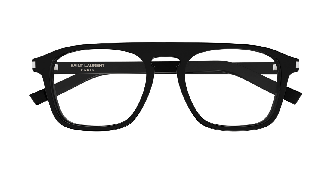 Brillen saint laurent sl 157 010 negro rectangular / squared masculino größe 52mm - Detailansicht