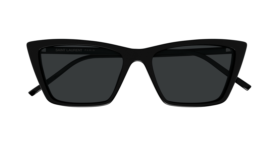 Sonnenbrillen saint laurent sl 737 mica thin 001 negro rectangular / squared femenino größe 54mm - Detailansicht