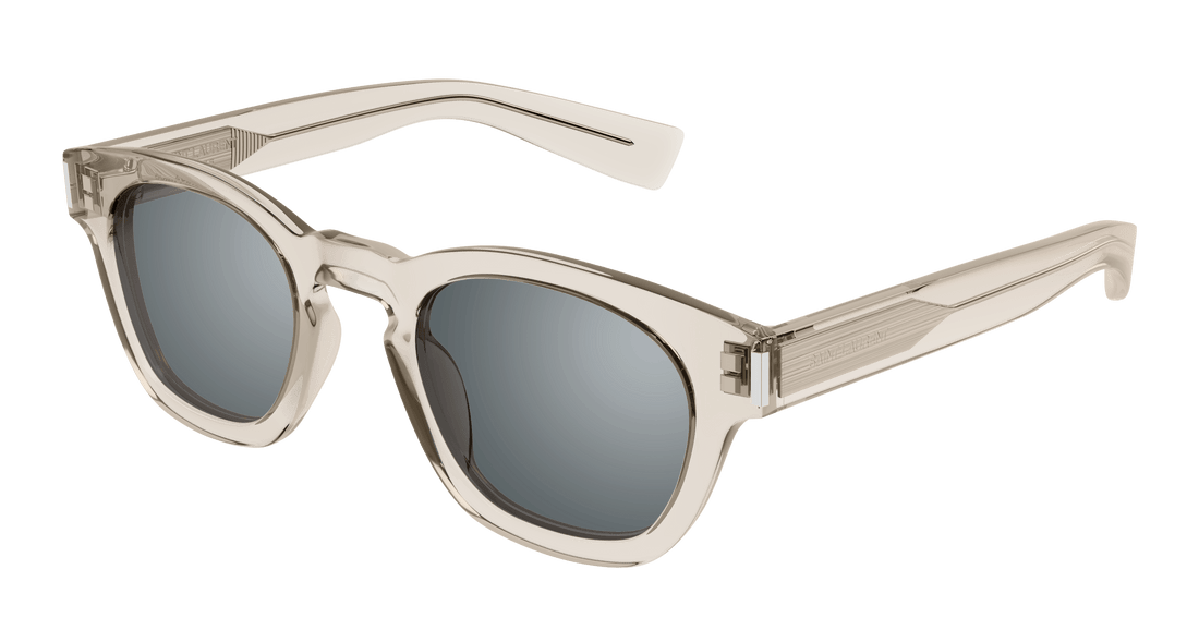 Okulary przeciwsłoneczne saint laurent sl 746 004 beige round/oval/panthos unisex rozmiar 48mm - Widok główny