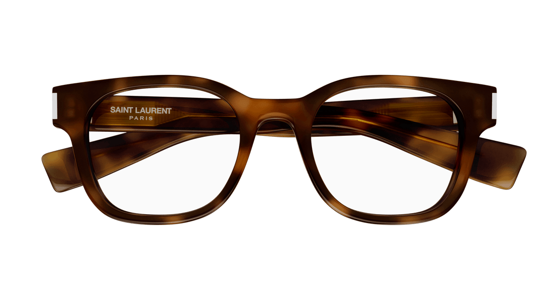 Brillen saint laurent sl 722 002 havana rectangular / squared femenino größe 49mm - Detailansicht