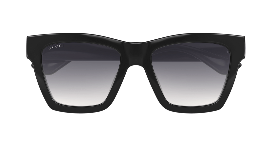Óculos de sol gucci gg1714s 001 negro cat eye femenino tamanho 54mm - Vista de detalhe