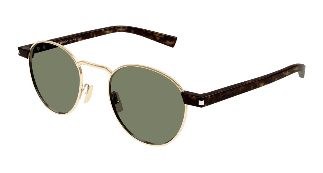Okulary przeciwsłoneczne saint laurent sl 707 002 dorado round/oval/panthos masculino rozmiar 49mm - Widok główny