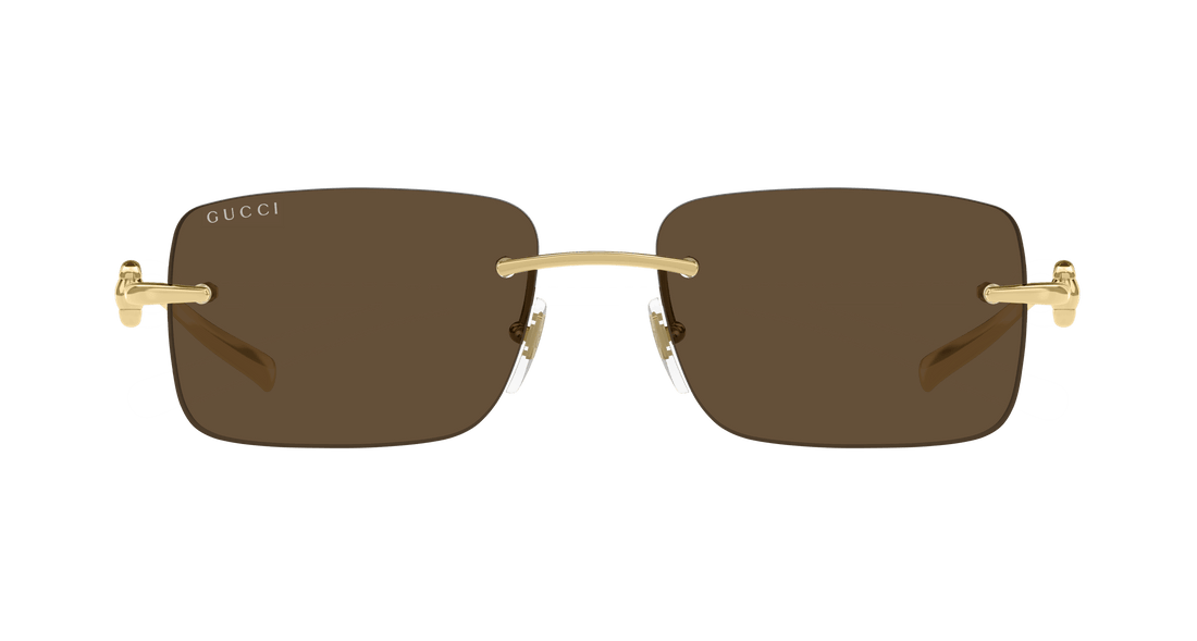 Sunčane naočale gucci gg1703s 004 dorado rectangular / squared masculino veličina 55mm - Detaljni prikaz