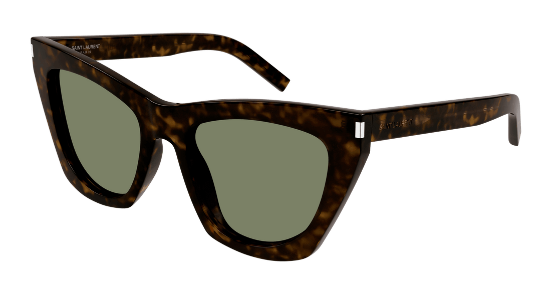 Okulary przeciwsłoneczne saint laurent sl 214 kate 033 havana cat eye femenino rozmiar 55mm - Widok główny