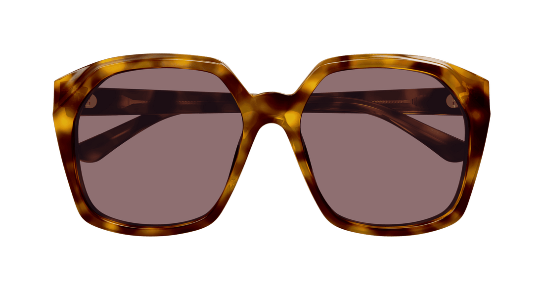 Gafas de sol chloé ch0280s 004 havana rectangular / squared femenino talla 57mm - Vista de detalle