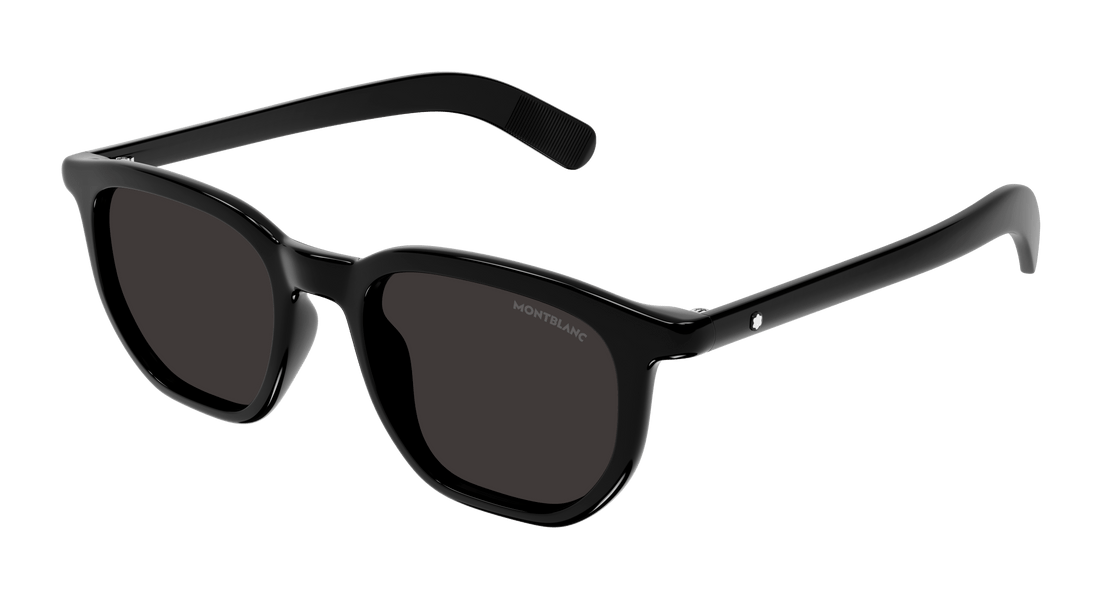 Lunettes de soleil montblanc mb0352s 001 negro rectangular / squared masculino taille 50mm - Vue principale