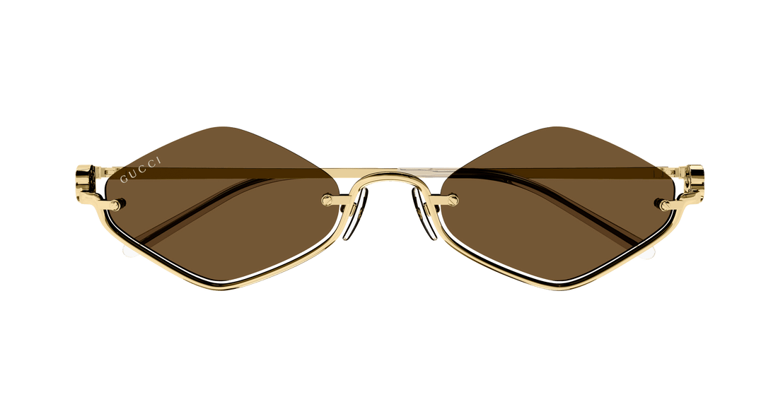Gafas de sol gucci gg1604s 002 dorado geometric femenino talla 53mm - Vista de detalle