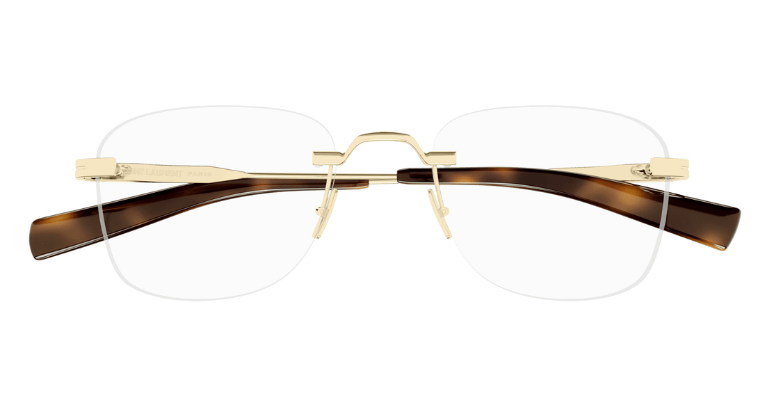 Brillen saint laurent sl 744 002 dorado round/oval/panthos unisex größe 53mm - Detailansicht