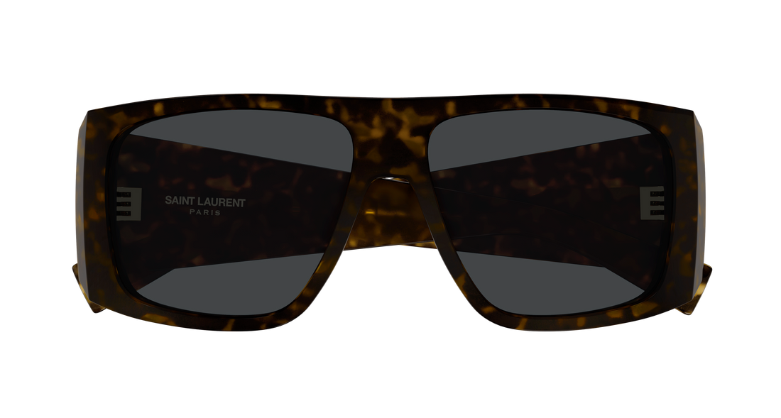 Sonnenbrillen saint laurent sl 832 002 havana rectangular / squared femenino größe 57mm - Detailansicht