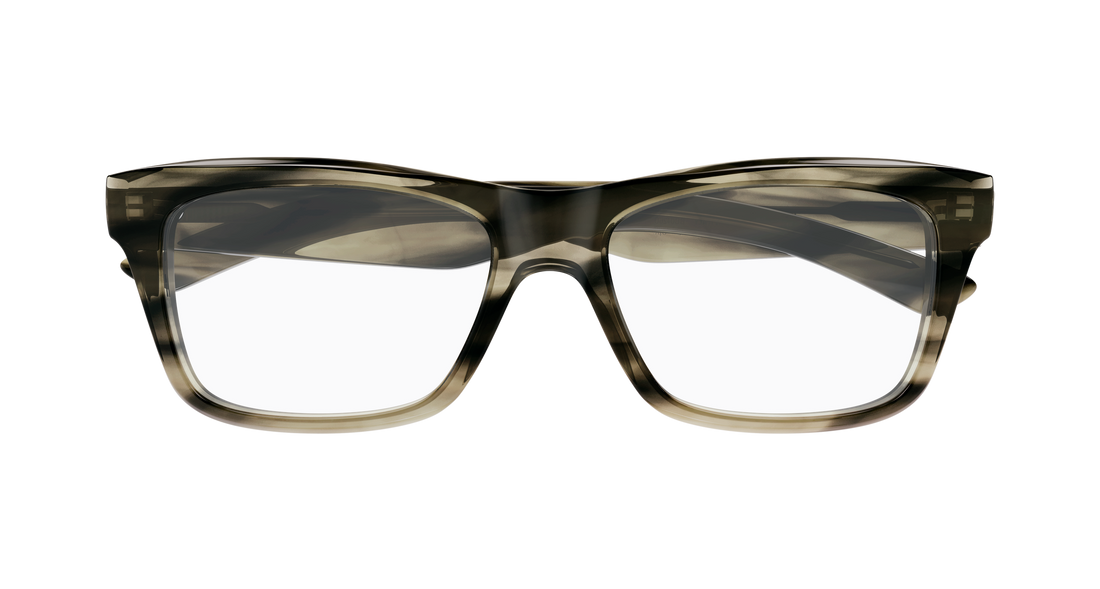 Lunettes de vue balenciaga bb0426o 004 havana rectangular / squared masculino taille 56mm - Vue détaillée
