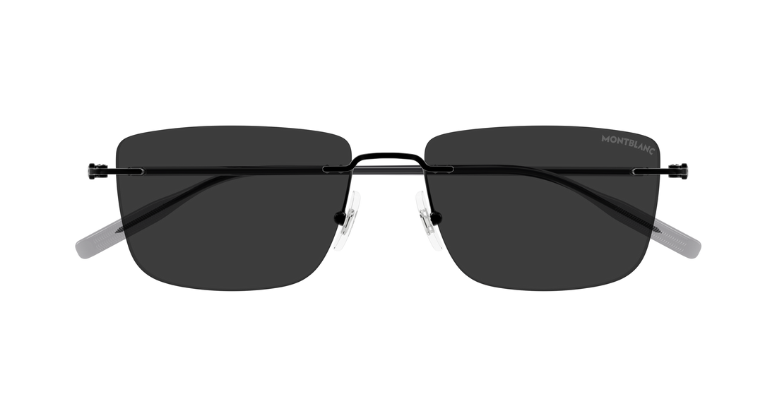 Sunglasses montblanc mb0429s 001 negro rectangular / squared masculino size 56mm - Detailed view