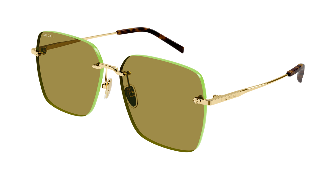 Gafas de sol gucci gg1955sa 004 dorado rectangular / squared femenino talla 60mm - Vista principal