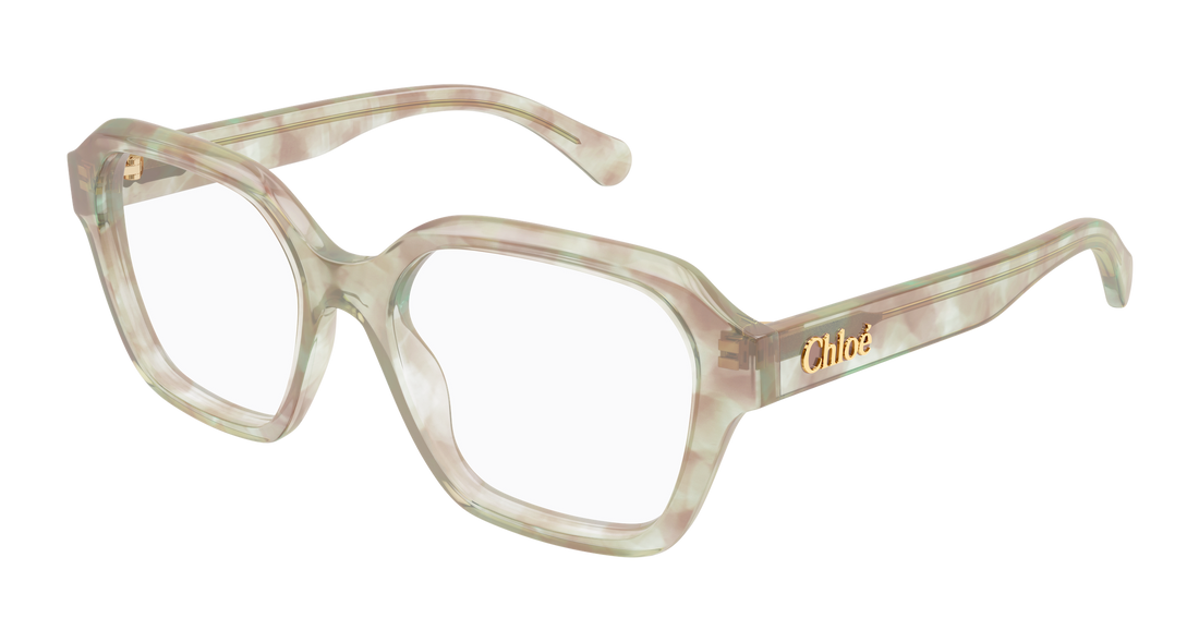 Prescription glasses chloé ch0272o 007 havana rectangular / squared femenino size 53mm - Main view
