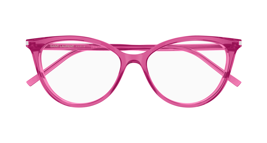 Brillen saint laurent sl 261 010 rosa cat eye femenino größe 53mm - Detailansicht