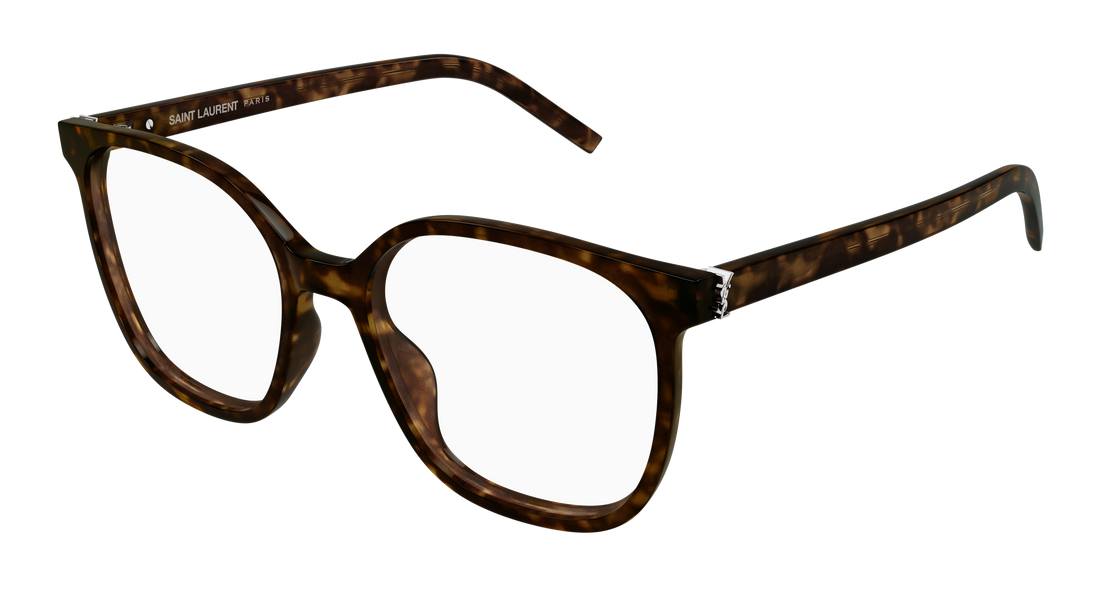 Brillen saint laurent sl m155 002 havana cat eye femenino größe 55mm - Hauptansicht