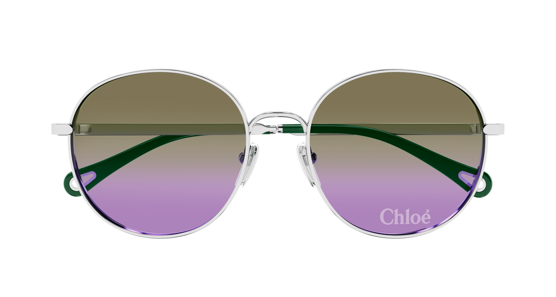 Lunettes de soleil chloé ch0325s 002 plateado geometric femenino taille 55mm - Vue détaillée