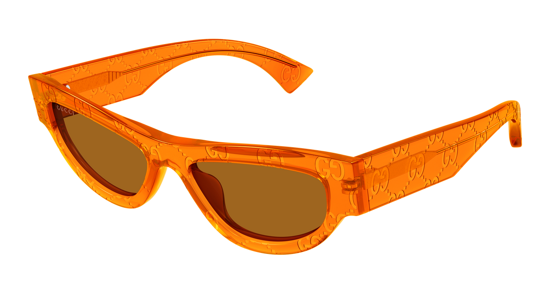 Sunglasses gucci gg1834s 013 naranja cat eye femenino size 53mm - Main view