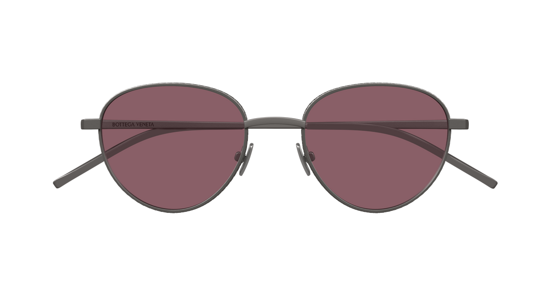 Óculos de sol bottega veneta bv1966s 003 plateado round/oval/panthos masculino tamanho 50mm - Vista de detalhe