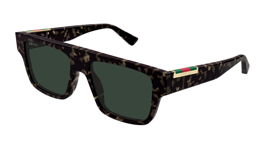 Sunglasses gucci gg1960s 004 havana rectangular / squared masculino size 53mm - Main view