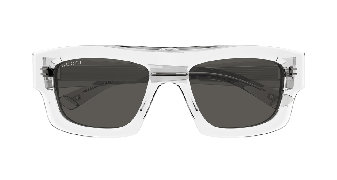 Óculos de sol gucci gg1926s 008 transparente square masculino tamanho 53mm - Vista de detalhe