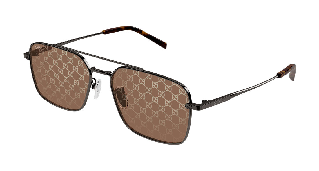 Sunglasses gucci gg1957sa 005 gris rectangular / squared masculino size 58mm - Main view