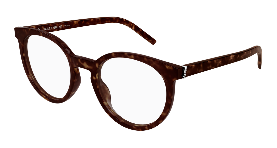 Brillen saint laurent sl m147 002 havana cat eye femenino größe 52mm - Hauptansicht