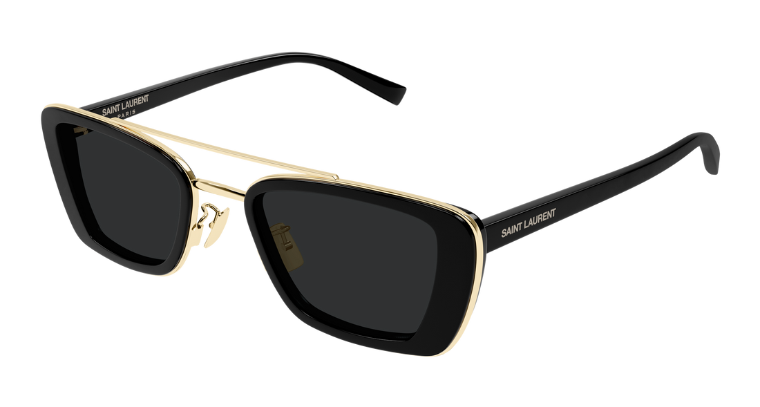 Óculos de sol saint laurent sl 825 001 negro rectangular / squared unisex tamanho 50mm - Vista principal