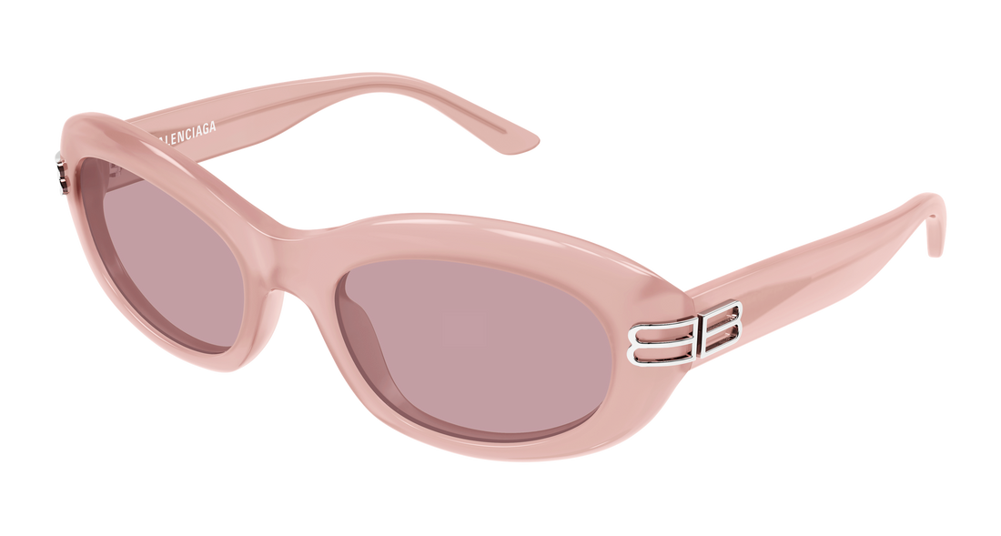 Sunglasses balenciaga bb0431s 003 rosa round/oval/panthos femenino size 57mm - Main view
