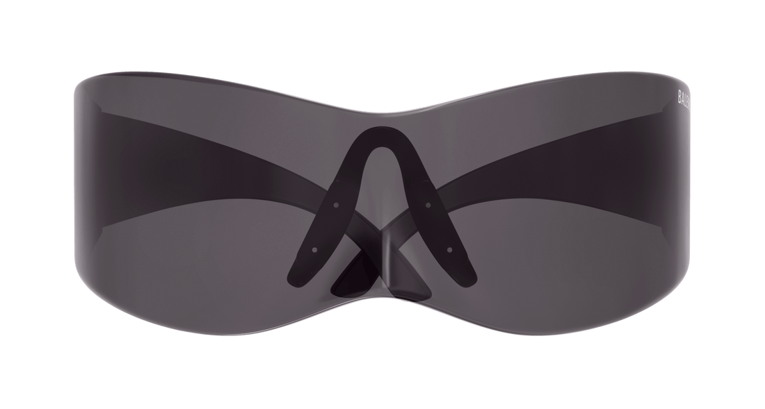 Occhiali da sole balenciaga bb0299s 001 gris mask unisex taglia 99mm - Vista dettagliata