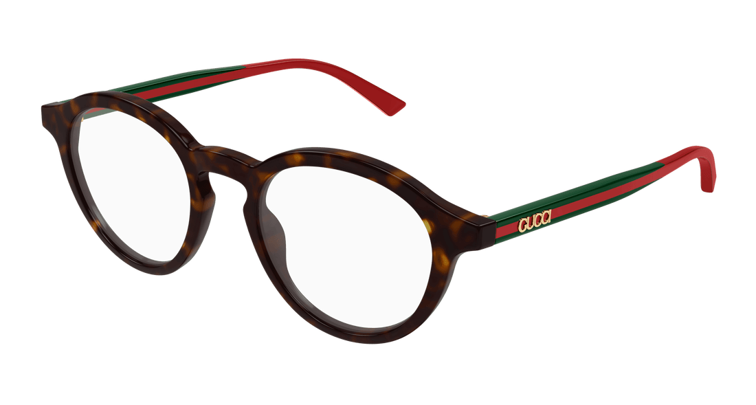 Prescription glasses gucci gg1871o 002 havana round masculino size 49mm - Main view
