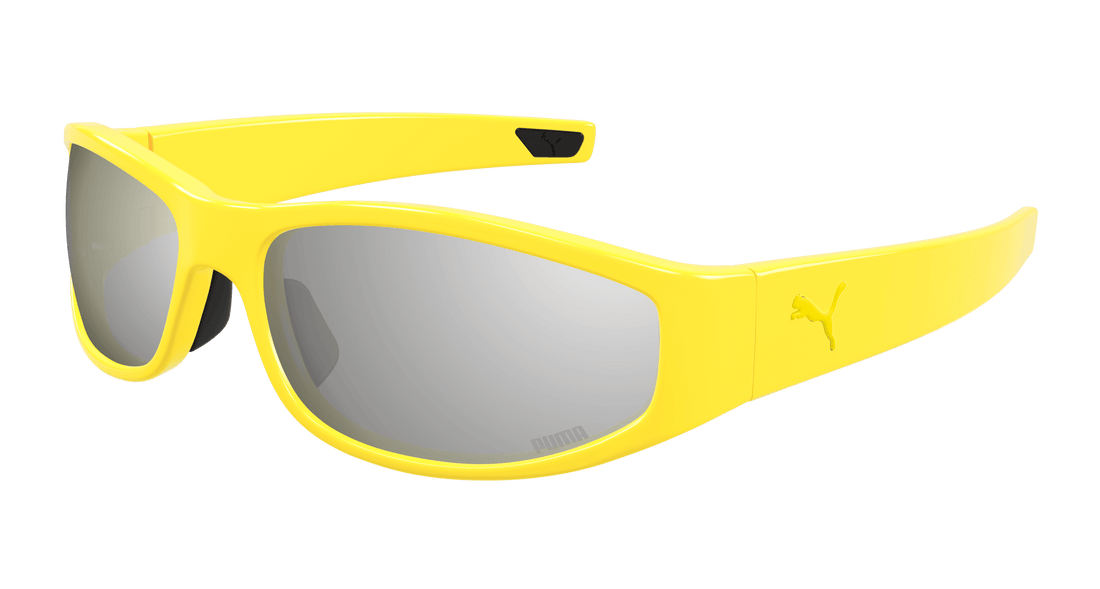 Occhiali da sole puma pu0483s 004 amarillo round masculino taglia 65mm - Vista principale