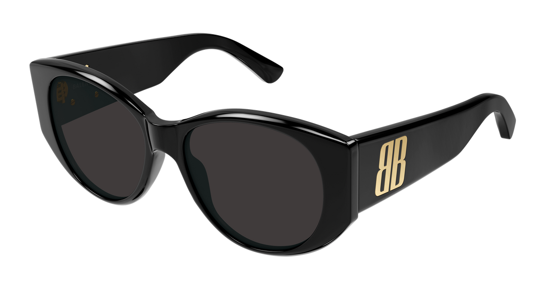 Sunglasses balenciaga bb0455s 001 negro geometric femenino size 55mm - Main view