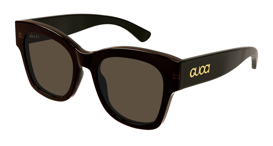Óculos de sol gucci gg1789s 004 marron butterfly femenino tamanho 53mm - Vista principal