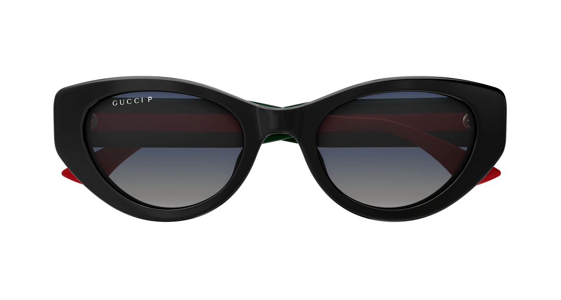 Occhiali da sole gucci gg1862s 005 negro cat eye femenino taglia 52mm - Vista dettagliata
