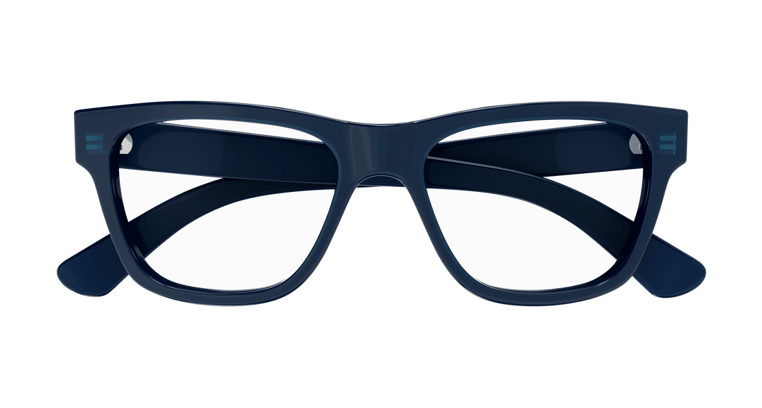 Occhiali da vista gucci gg1795o 004 azul square masculino taglia 52mm - Vista dettagliata