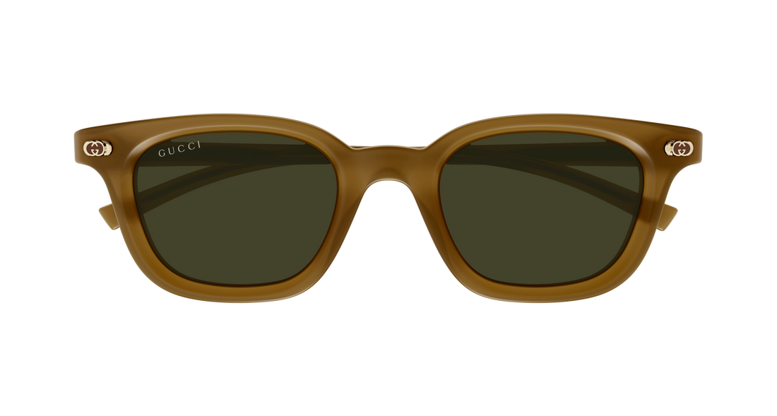 Lunettes de soleil gucci gg1946s 003 marron round/oval/panthos masculino taille 48mm - Vue détaillée