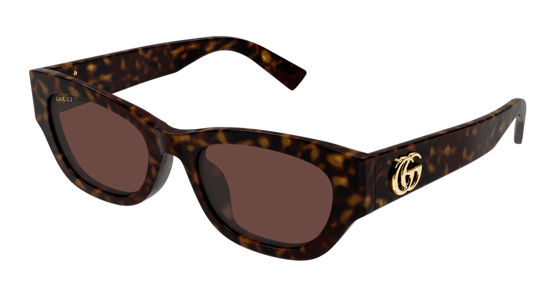 Óculos de sol gucci gg1954sa 002 havana cat eye femenino tamanho 53mm - Vista principal