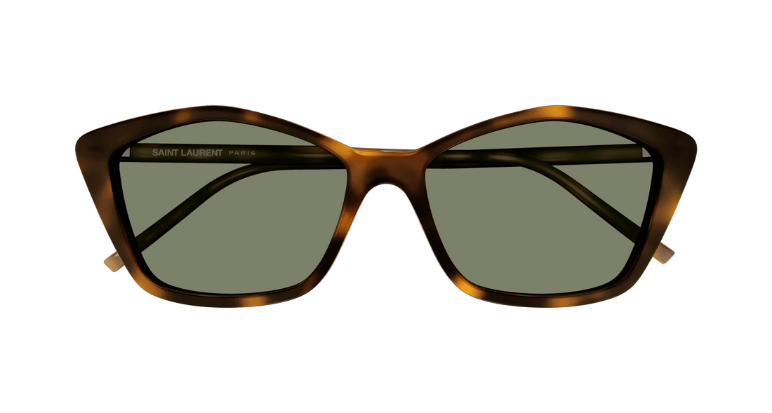 Okulary przeciwsłoneczne saint laurent sl 775 003 havana cat eye femenino rozmiar 57mm - Widok szczegółowy