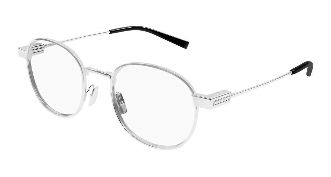 Brillen saint laurent sl 785 001 plateado round unisex größe 50mm - Hauptansicht