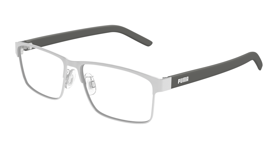 Gafas graduadas puma pu0504oa 002 plateado rectangular / squared unisex talla 57mm - Vista principal