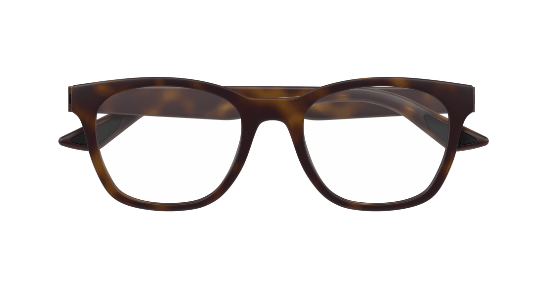 Occhiali da vista puma pu0486o 002 havana square masculino taglia 53mm - Vista dettagliata
