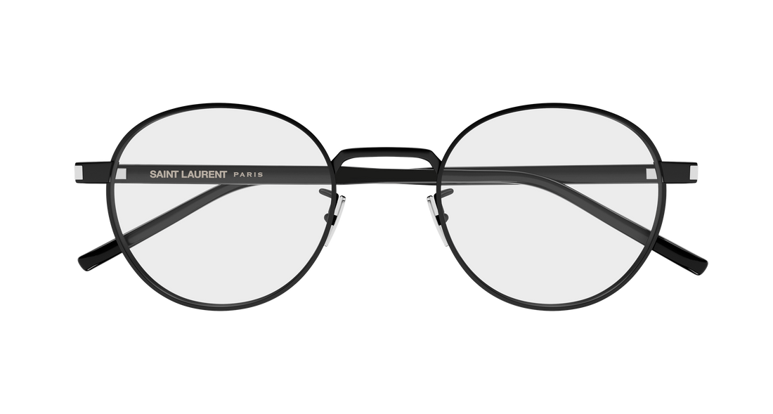 Brillen saint laurent sl 848/j 001 negro round/oval/panthos unisex größe 49mm - Detailansicht